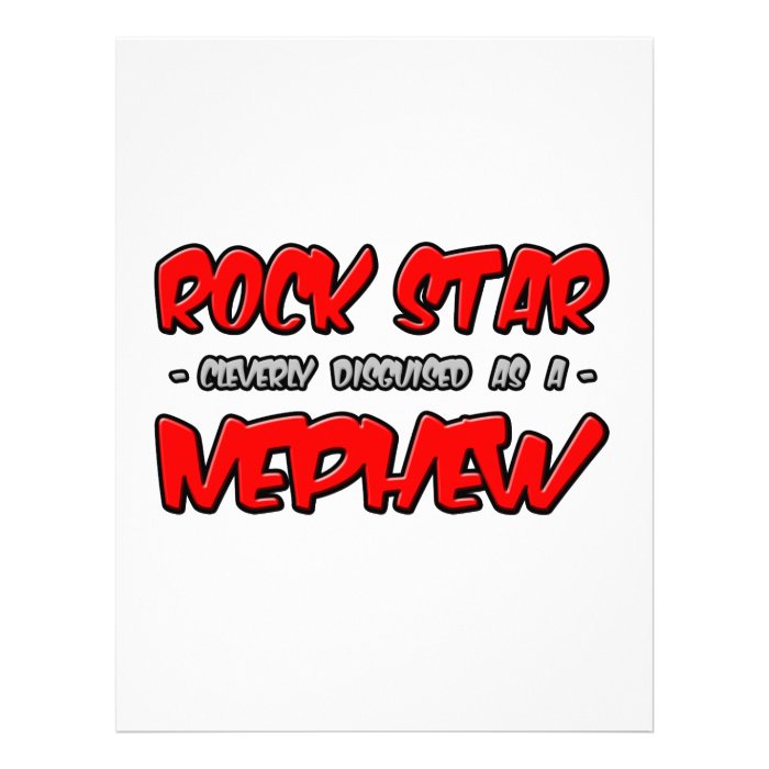 Rock StarNephew Letterhead Template