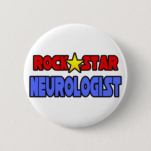 Rock Star Neurologist Button (Front)