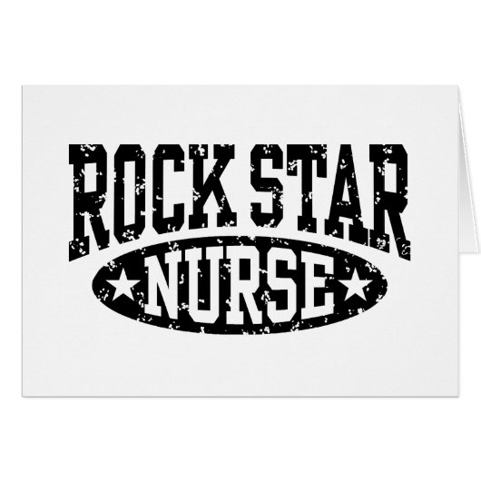 Rock Star Nurse Cards (Front Horizontal)