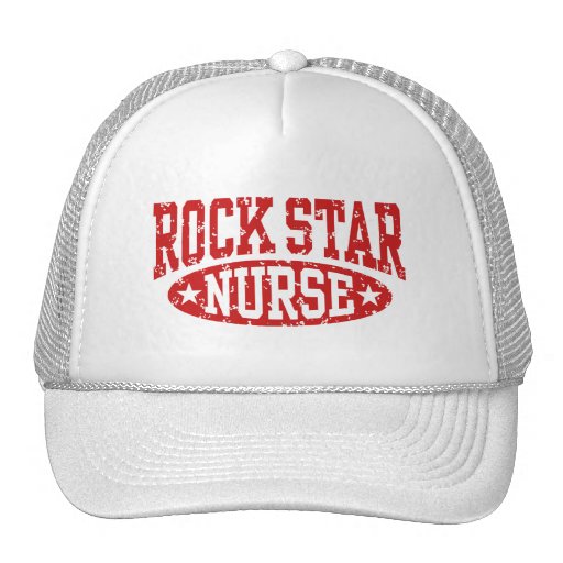 Rock Star Nurse Trucker Hat | Zazzle