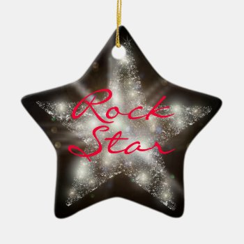 "rock Star" Ornament by LadyDenise at Zazzle