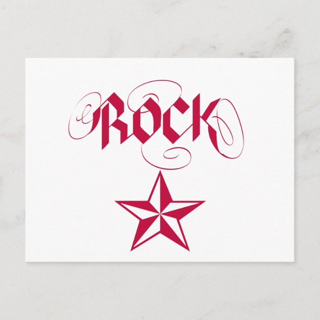 Rock Star Postcard (Front)