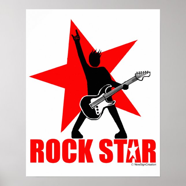 Rock Star Poster (Front)