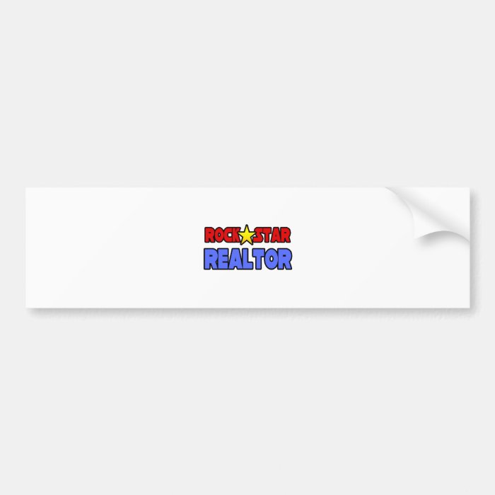 Rock Star Realtor Bumper Stickers