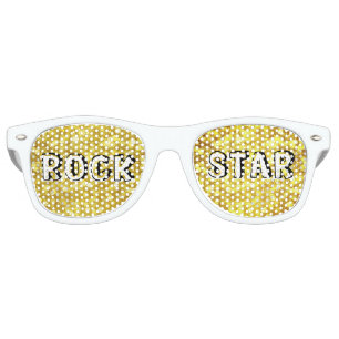 ROCK STAR retro Shades / Fun Party Sunglasses