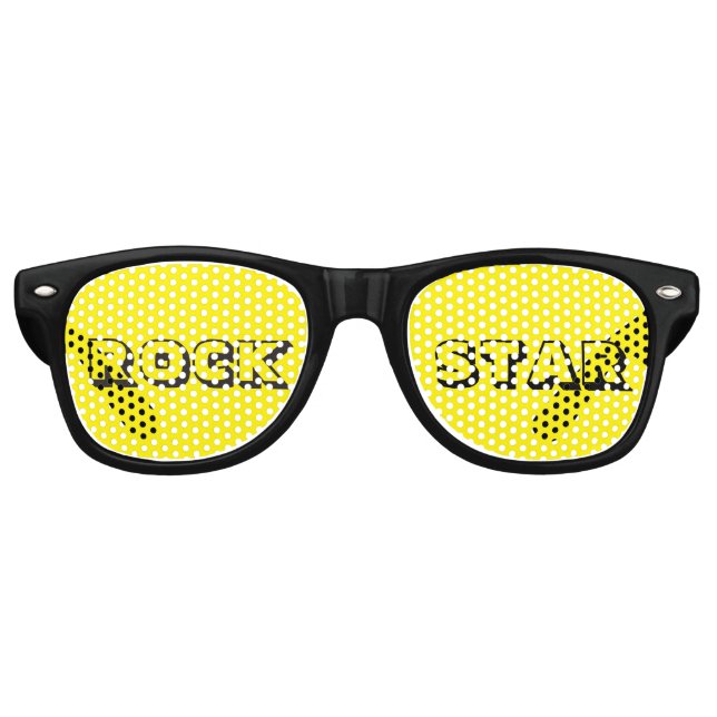 Rock Star Retro Sunglasses / Party Shades (Front)