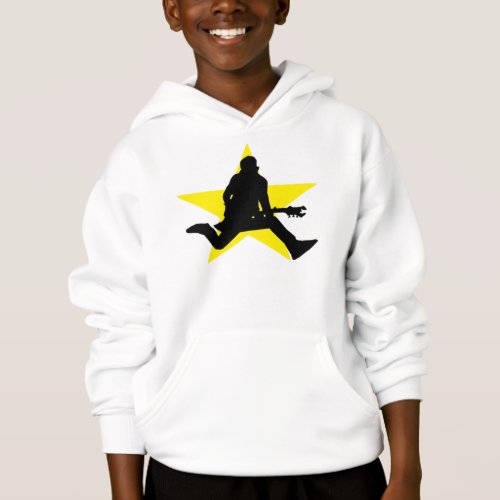 Rock Star Silhouette Kids Sweatshirt