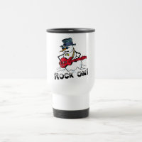 Rock Star Snowman Mug