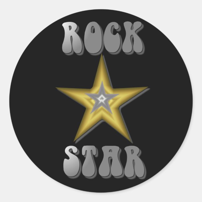 Rock Star Sticker (Front)
