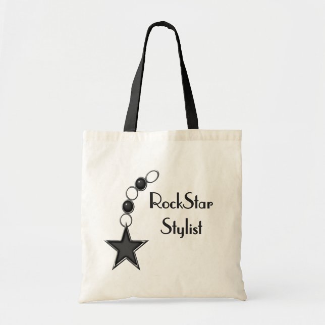 Rock Star Stylist Tote Bag (Front)