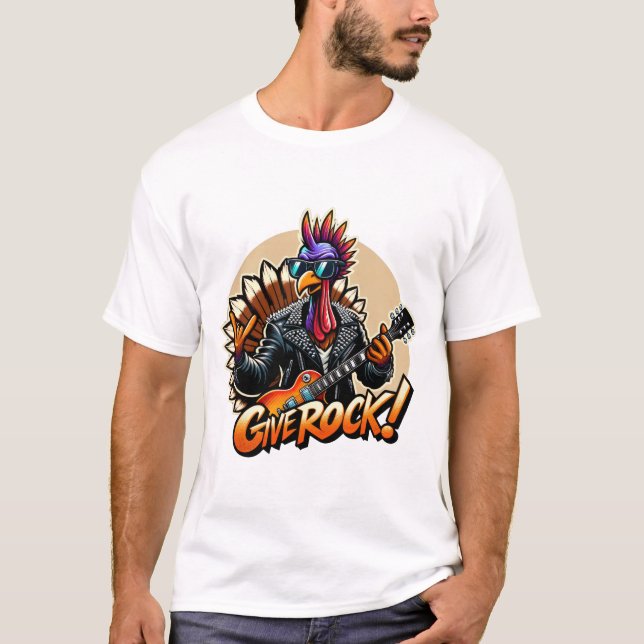 Rock Star Turkey T-Shirt (Front)