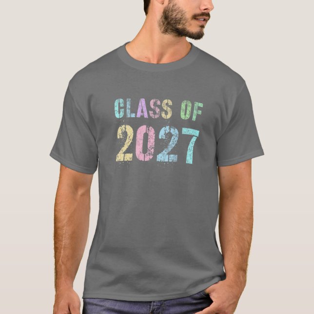 Rock Stars Future CLASS Of 2027 Graduation Goodbye T-Shirt (Front)