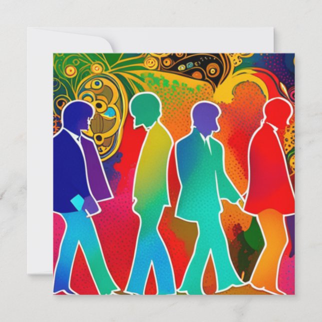 Rock Stars Holiday Card (Front)