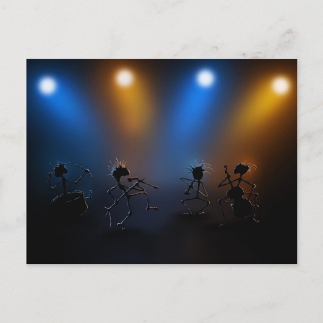 Rock Stars Postcard (Front)