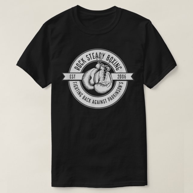 Rock Steady Boxing Fight Against Parkinson's 1019 T-Shirt (Design Front)