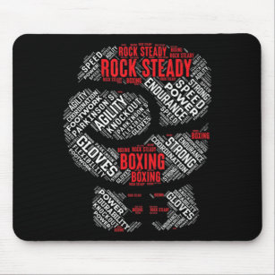 Rock Steady Boxing Glove Parkinson's  Mouse Pad