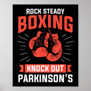 Rock Steady Boxing Knock Out Parkinson's Boxer  Poster