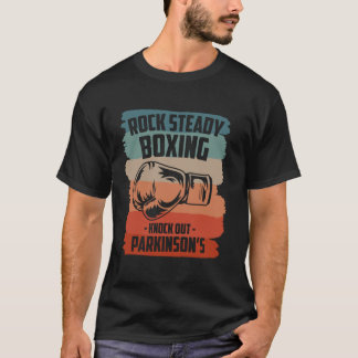 Rock Steady Boxing Knock Out Parkinson's Inspiring T-Shirt