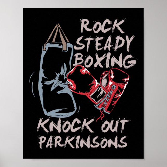 Rock Steady Boxing Knock Out Parkinsons  Poster (Front)