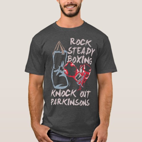 Rock Steady Boxing Knock Out Parkinsons Premium T_Shirt