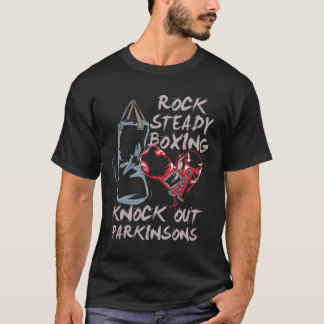 Rock Steady Boxing Knock Out Parkinsons  T-Shirt