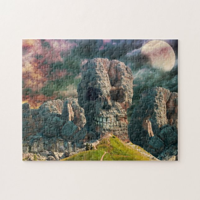 Rock Stone - Skull - Jigsaw Puzzle (Horizontal)