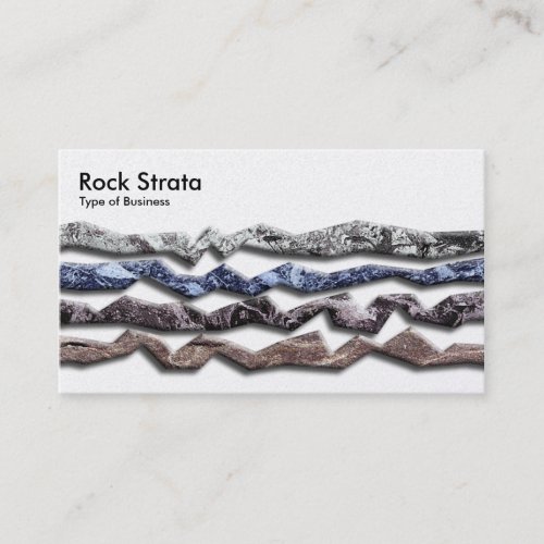 Rock Strata 03 - Pearl Business Card