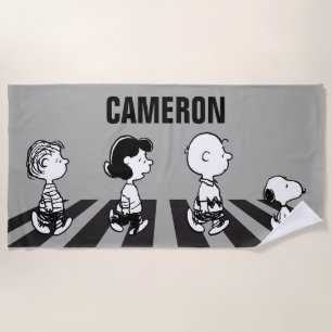 Rock Tees Group Walk Add Your Name Beach Towel