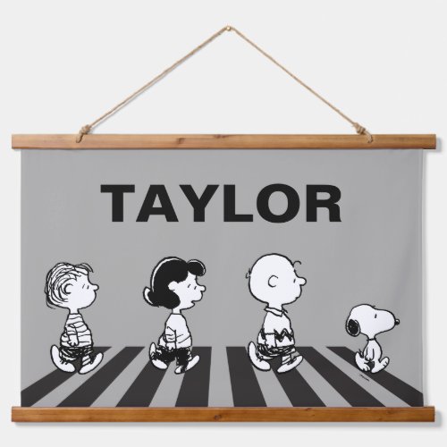 Rock Tees  Group Walk  Add Your Name Hanging Tapestry
