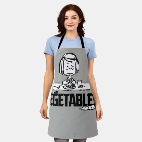 Rock Tees  Peppermint Patty Hates Vegetables Apron