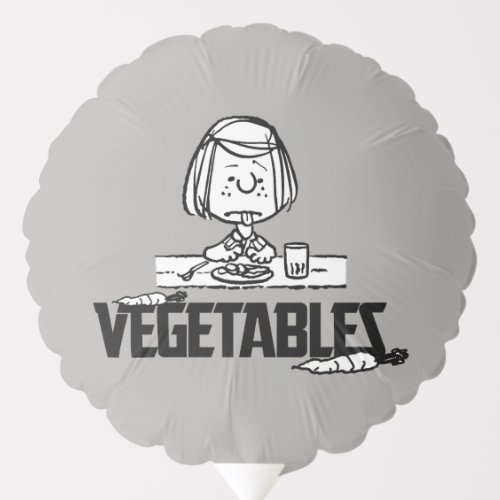 Rock Tees  Peppermint Patty Hates Vegetables Balloon