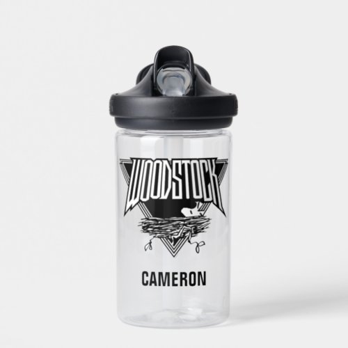 Rock Tees  Rock Woodstock  Add Your Name Water Bottle