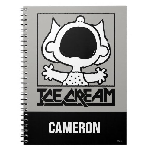 Rock Tees  Sally Screams  Add Your Name Notebook