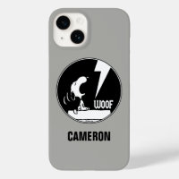 Rock Tees | Snoopy Howling | Add Your Name Case-Mate iPhone 14 Case