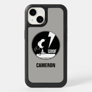 Rock Tees   Snoopy Howling   Add Your Name OtterBox iPhone 14 Case