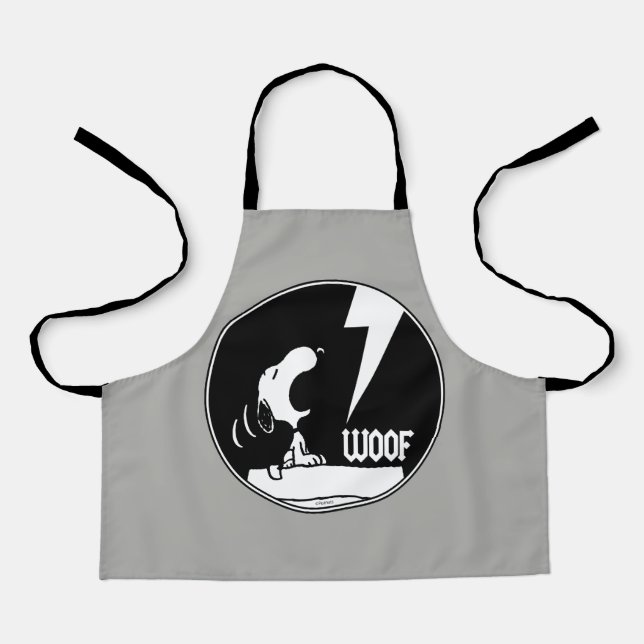 Rock Tees | Snoopy Howling Apron (Front)