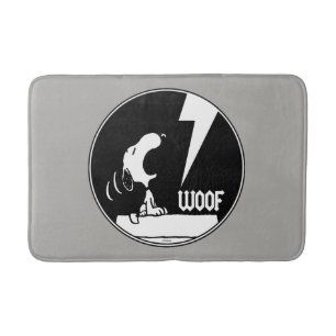Rock Tees Snoopy Howling Bath Mat