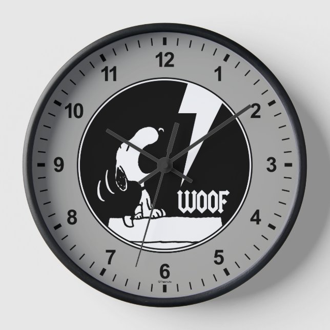 Rock Tees | Snoopy Howling Clock (Front)