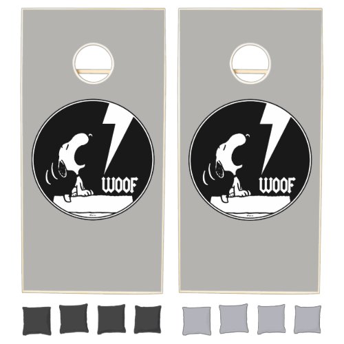 Rock Tees  Snoopy Howling Cornhole Set