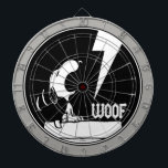 Rock Tees | Snoopy Howling Dart Board<br><div class="desc">This Peanuts artwork features Snoopy howling created in a rock music design style.</div>