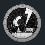 Rock Tees | Snoopy Howling Dart Board<br><div class="desc">This Peanuts artwork features Snoopy howling created in a rock music design style.</div>
