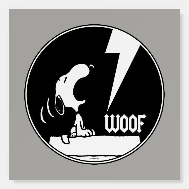 Rock Tees | Snoopy Howling Foam Board (Front)