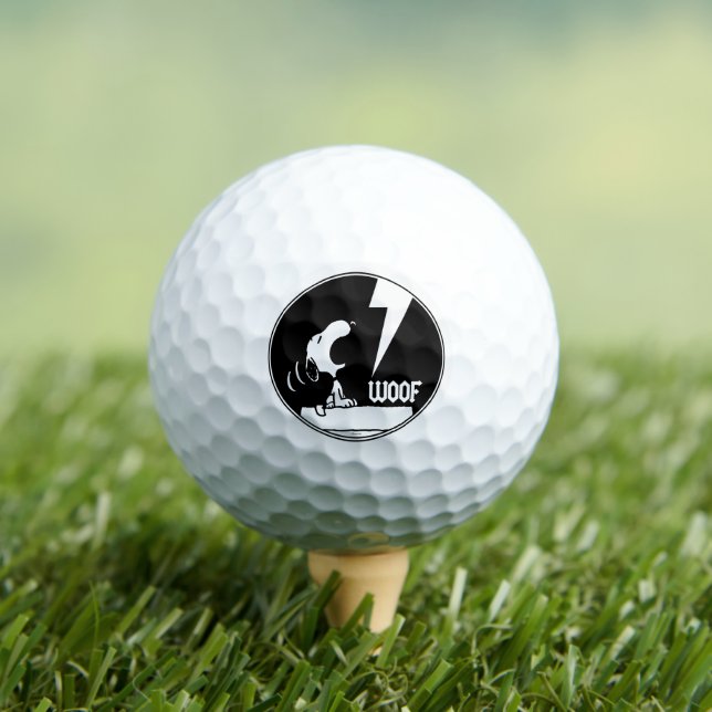 Rock Tees | Snoopy Howling Golf Balls (Insitu Tee)