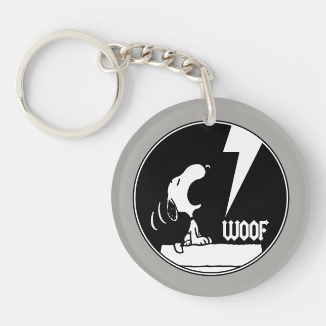 Rock Tees | Snoopy Howling Keychain (Front)