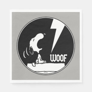 Rock Tees   Snoopy Howling Napkins