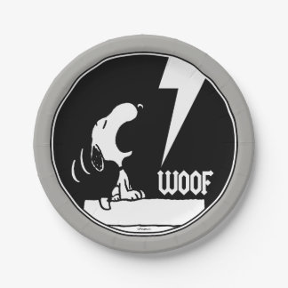 Rock Tees | Snoopy Howling Paper Plates