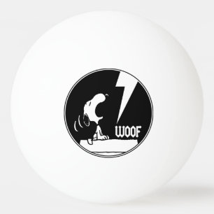 Rock Tees   Snoopy Howling Ping Pong Ball