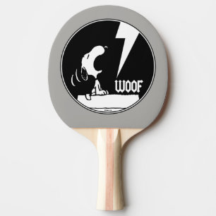 Rock Tees   Snoopy Howling Ping Pong Paddle
