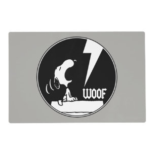 Rock Tees   Snoopy Howling Placemat