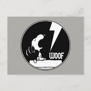 Rock Tees Snoopy Howling Postcard